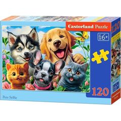 Puzzle 120 Pets Selfie CASTOR