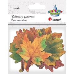 Dekoracje kartonowe Liście klonu 30szt EDUKAMP