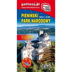 Mapa turystyczna - Pieniński PN 1:25 000 laminat EDUKAMP