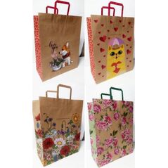 Torebka kolor KRAFT 320x420x150 EDUKAMP
