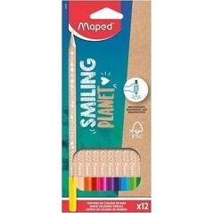 Kredki Smiling Planet 12szt. MAPED EDUKAMP