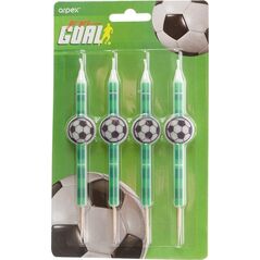 Świeczki Gol! 10,5cm 4szt EDUKAMP