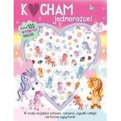 Kocham jednorożce - 100 wypukłych naklejek EDUKAMP