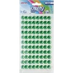 Dżety samoprzylepne zielone 8mm 88szt EDUKAMP