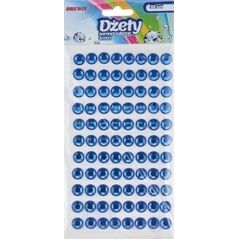 Dżety samoprzylepne niebieskie 8mm 88szt EDUKAMP