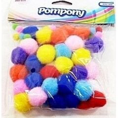 Pompony 78szt EDUKAMP