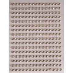 Dżety samoprzylepne srebrne 6mm 140szt EDUKAMP