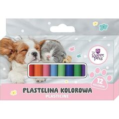 Plastelina The Sweet Pets 12 kolorów EDUKAMP