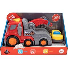 Zestaw autek 2w1 - Dźwig i mini autko EDUKAMP