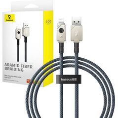 Kabel USB Baseus USB-A - Lightning 1 m Biały (P10355802221-00)