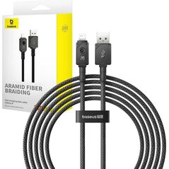 Kabel USB Baseus Kabel szybkiego ładowania Baseus USB do IP 2,4A,2m (Czarny)