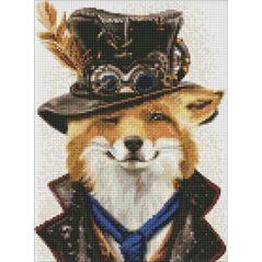 Norimpex Diamentowa mozaika - Steampunkowy lis 30x40cm