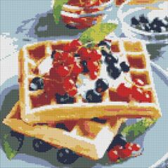 Norimpex Diamentowa mozaika - Gofry Belgijskie 40x40cm