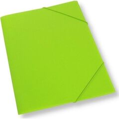 Teczka A4 z gumką plastikowa jasnozielona
