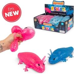 Gniotek axolotl z kuleczkami MIX EDUKAMP