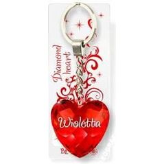 Breloczek Be Happy Brelok Serce Diamentowe - Wioletta (BEHA0092)