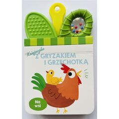 Książeczka z gryzakiem i grzechotką. Na wsi EDUKAMP
