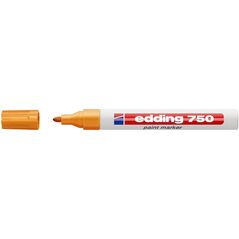 Edding Marker lakierowy, okrągła końcówka, 2-4MM pomarańczowy (750/006/P ED)