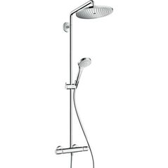Zestaw prysznicowy Hansgrohe Croma Select S z deszczownicą z baterią termostatyczną chrom (26790000)