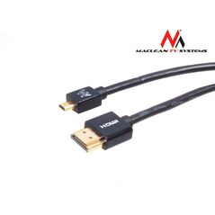 Kabel Maclean HDMI Micro - HDMI 3m czarny (MCTV-723)