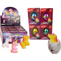 LeanToys Rosnące W Wodzie Jajo Jednorożca 6cm 4 Kolory