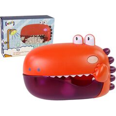 LeanToys Zabawka Do Kąpieli Bańki Mydlane Dinozaur Czerwony Na Baterie