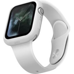 Uniq UNIQ etui Lino Apple Watch Series 5/4 44MM biały/dove white