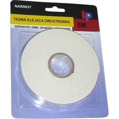 LP NAR0037 Taśma klejąca dwustronna  5m/20/15mm