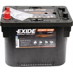 Επαναφορτιζόμενη Μπαταρία EXIDE 12V 50Ah/800A MARINE/RV START AGM (L+ τυπικός πόλος + με σπείρωμα) 260x173x206 B7 (agm)