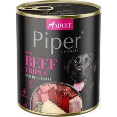 Piper Karma mokra dla psa PIPER Żołądki wołowe i burak 800 g