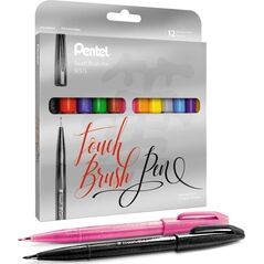 Tombow Zestaw flamastrów Touch Brush Pen 12 kolorów