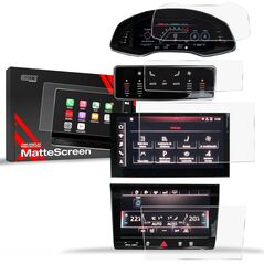 Matte GrizzGlass Προστασία Οθόνης Αυτοκινήτου Audi Q7 2019-2024 [4in1]