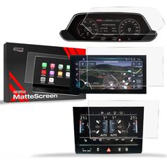 Matte GrizzGlass Προστασία Οθόνης Αυτοκινήτου Audi e-tron 2019-2022 [3σε1]