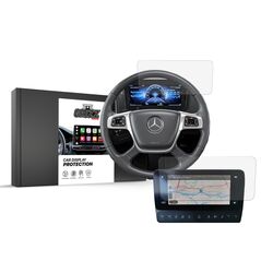 Matte GrizzGlass Προστασία Οθόνης Αυτοκινήτου Mercedes Arocs 2018 [2in1]