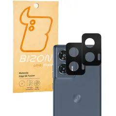 Γυάλινος φακός Bizon Motorola Edge 50 Fusion [2 ΣΥΣΚΕΥΑΣΙΕΣ]