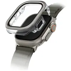UNIQ Voute Apple Watch Ultra 49mm με γυαλί ασημί