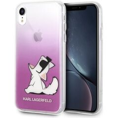 Karl Lagerfeld Karl Lagerfeld KLHCI61CFNRCPI iPhone Xr hardcase różowy/pink Choupette Fun