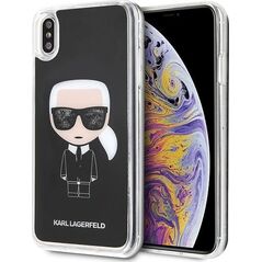Karl Lagerfeld Etui KLHCI65ICGBK iPhone XS Max czarne