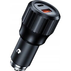 Ładowarka Choetech Ładowarka samochodowa Choetech TC0010 USB-C USB-A PD 63W - czarna