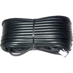 Kabel telefoniczny prosty 20m Czarny (TEL0033A-20)