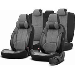 AMiO Komplet pokrowców na fotele samochodowe OTOM VOYAGER 102 SMOKED 3-ZIP