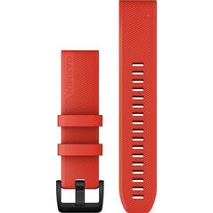 Garmin Pasek silikonowy na nadgarstek QuickFit 22 (czerwony / czarna sprzączka) (010-12901-02)