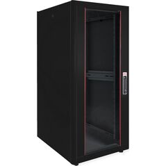 ROLINE Netzwerkschrank Basic 48,26cm 19Zoll 32 HE 600x600 BxT Glast�r schwarz