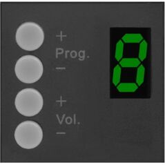 Audac AUDAC DW3020/B Wall panel controller 45 x 45 mm Black version