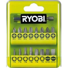 Ryobi Zestaw bitów PH, PZ, Torx 17 szt. (RY5132002550)
