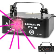 LIGHT4ME LASER RGB GEOMETRIC 500mW projektor laserowy rzutnik sceniczny skaner dyskotekowy