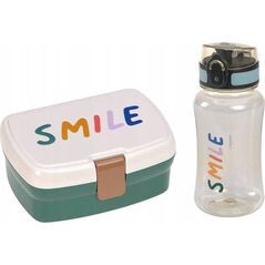 Lassig Lassig Little Gang Smile Zestaw Na Lunch zielony