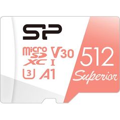 Karta Silicon Power Superior MicroSDXC 512 GB Class 10 UHS-I/U3 A1 V30 (SP512GBSTXDV3V20SP)