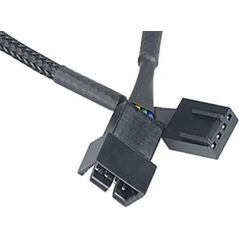 Akasa 4-pin - 4-pin, 0.3m, Μαύρο (AK-CBFA01-KT04)