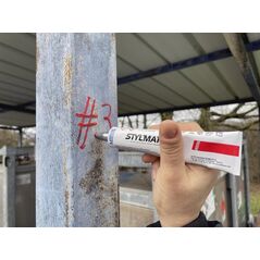 Σωληνάριο βαφής, 2 mm, κόκκινο